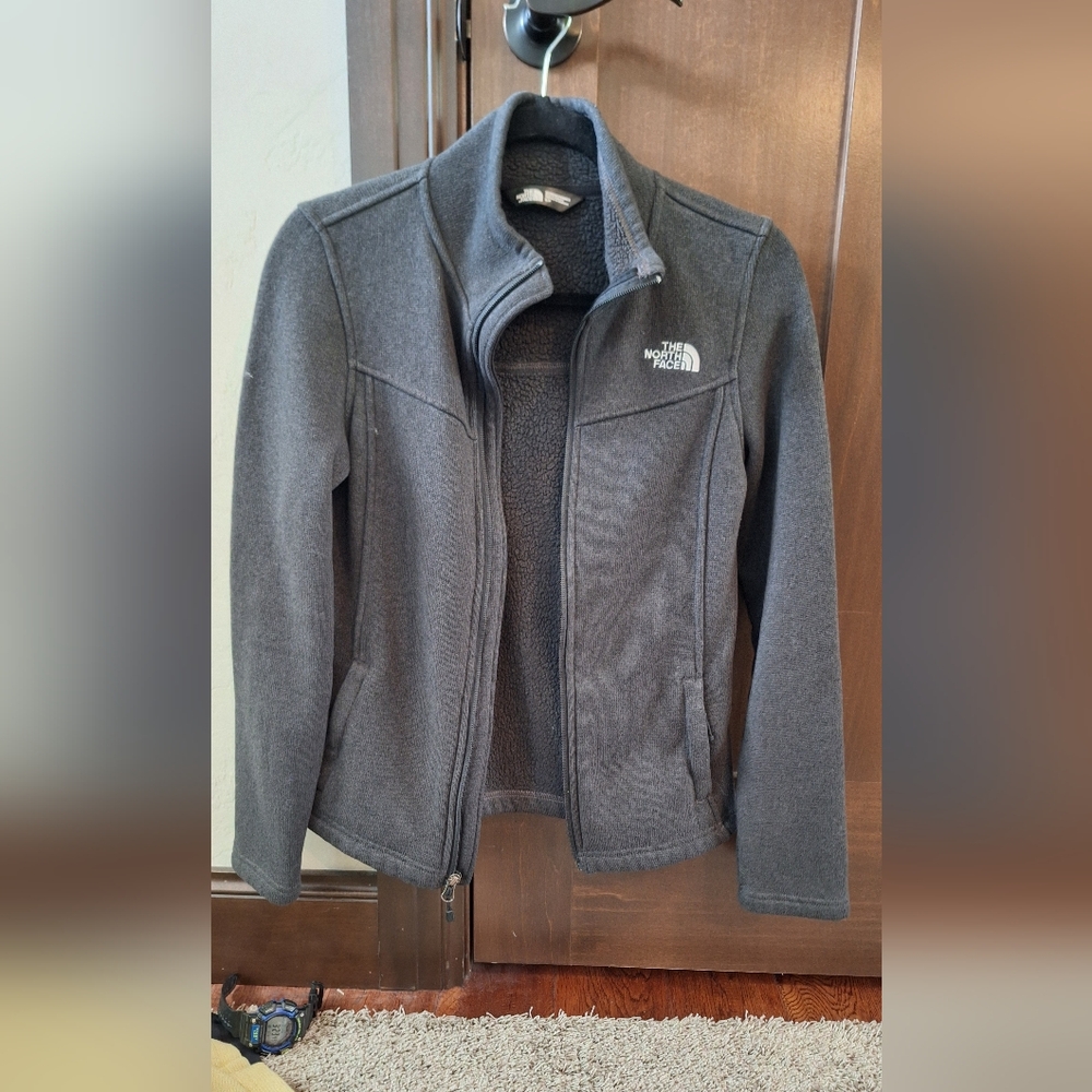 The North Face Charcoal Knit Jacket